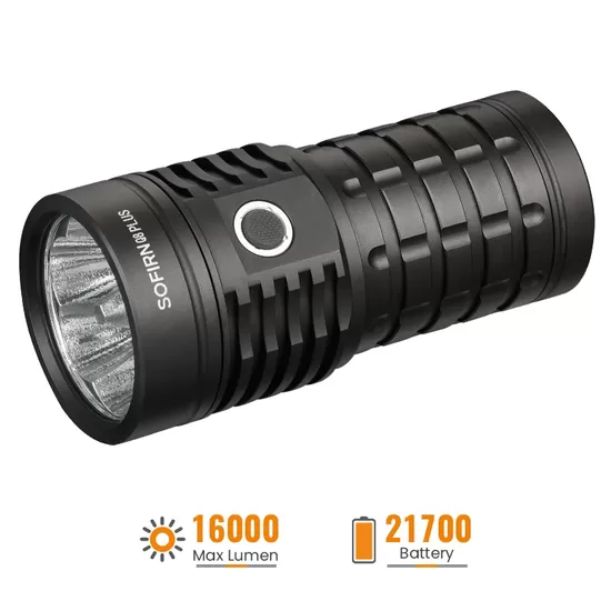 SOFIRN Q8 Plus Rechargeable Flashlight 16000 Lumens with Anduril 2.0 UI